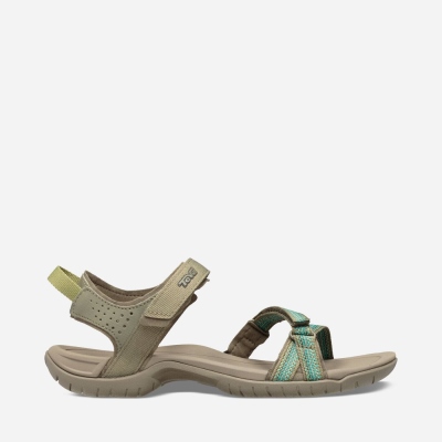 Teva Verra Women's Grey / Olive Hiking Sandals CA53153 Canada Online